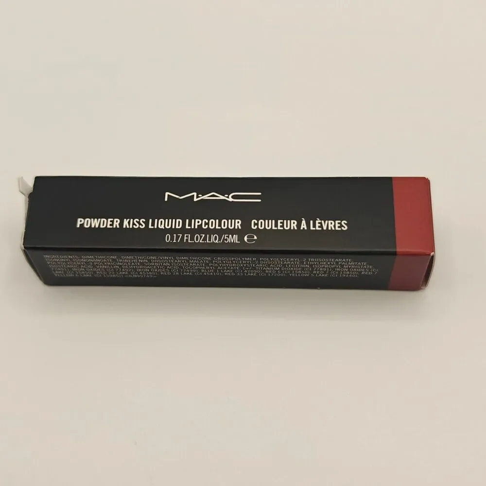 MAC Powder Kiss Liquid Lipcolour Marrakesh Mere 0.17oz New in Box